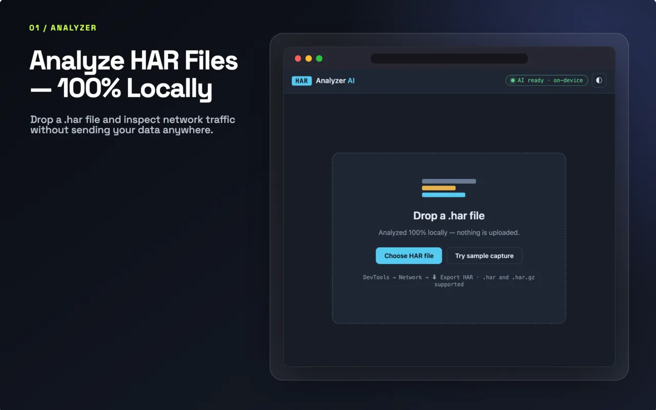 HAR Analyzer AI screenshot 2